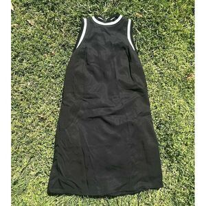 Gianni Bini Dress Womens XS High Neck Black White Jersey Style Streetwear Sports